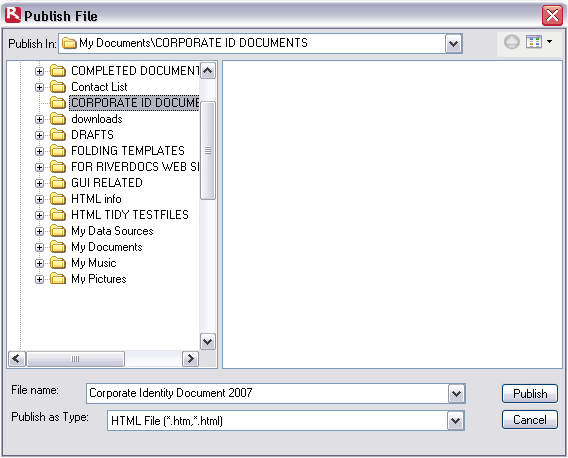 Saving the converted document